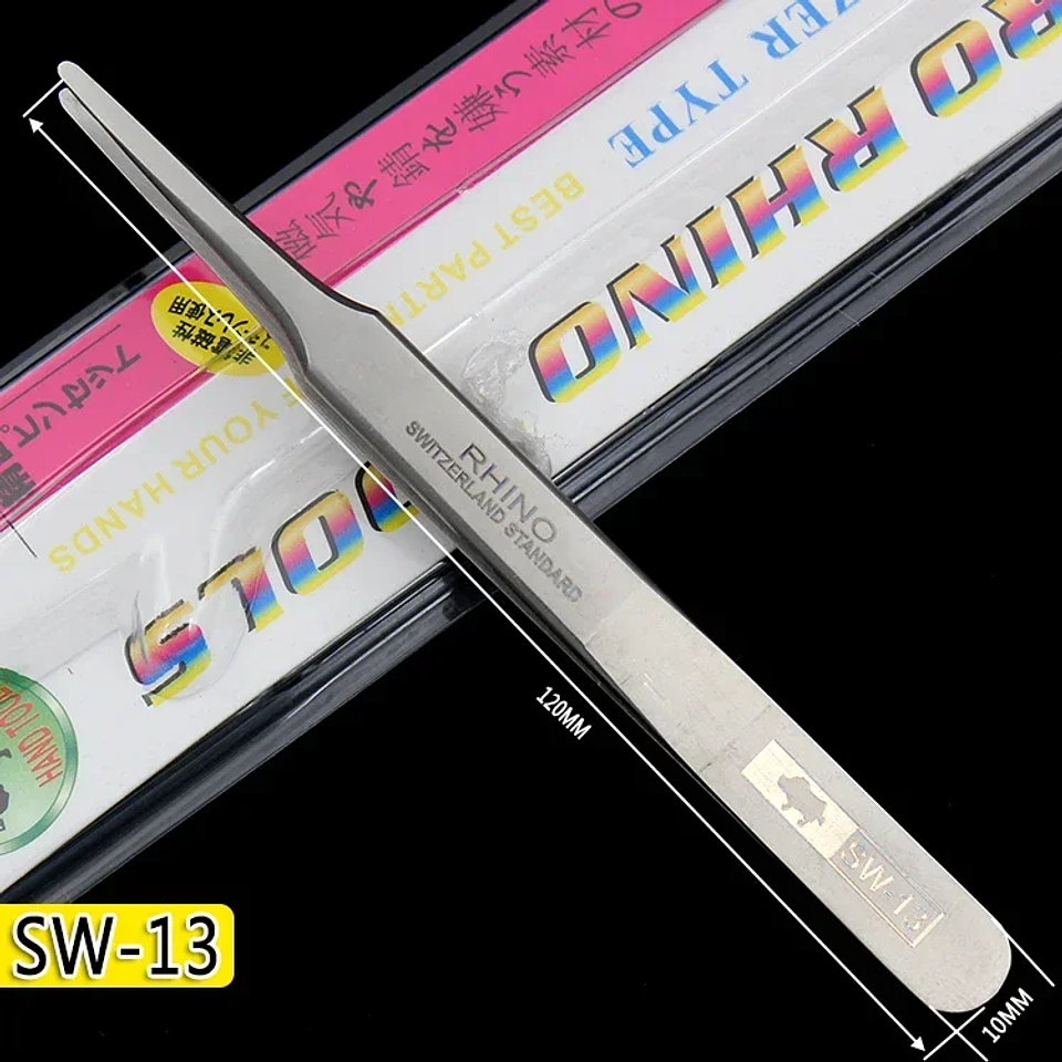 SW-Series Professional Precision Tweezers | Anti-Magnetic & Acid-Proof Swiss Standard Tools 21