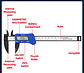 Digital Vernier Caliper | 150mm Electronic Carbon Fiber Micrometer - thumbnail 33