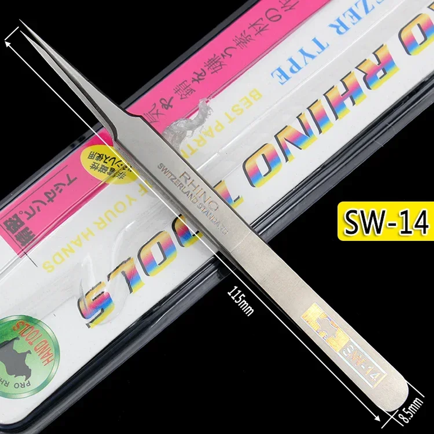 SW-Series Professional Precision Tweezers | Anti-Magnetic & Acid-Proof Swiss Standard Tools 22