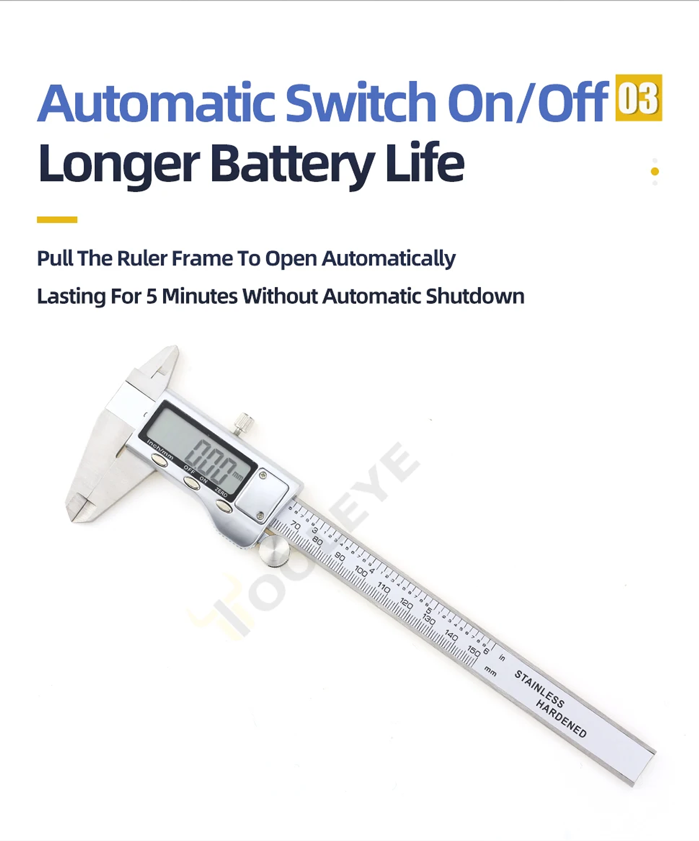 Precision 150mm Digital Caliper | Professional Stainless Steel Micrometer Gauge 26