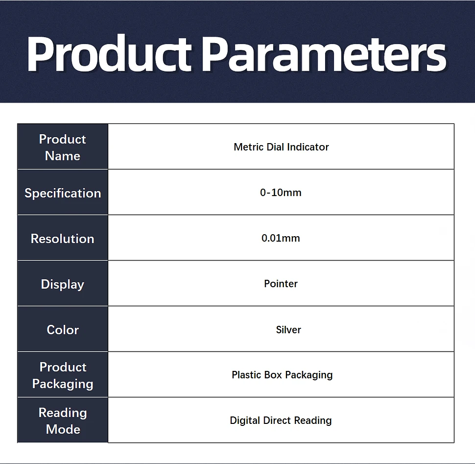 High-Precision Dial Indicator & Magnetic Base Set | Industrial Concentricity Gauge 24