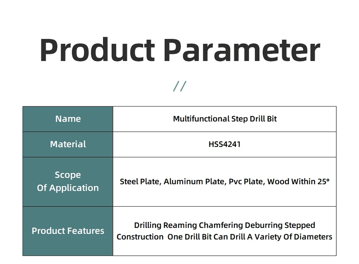 Coated HSS Step Drill Bit | High-Speed Steel Cone Cutter for Wood, Metal & Plastic 22