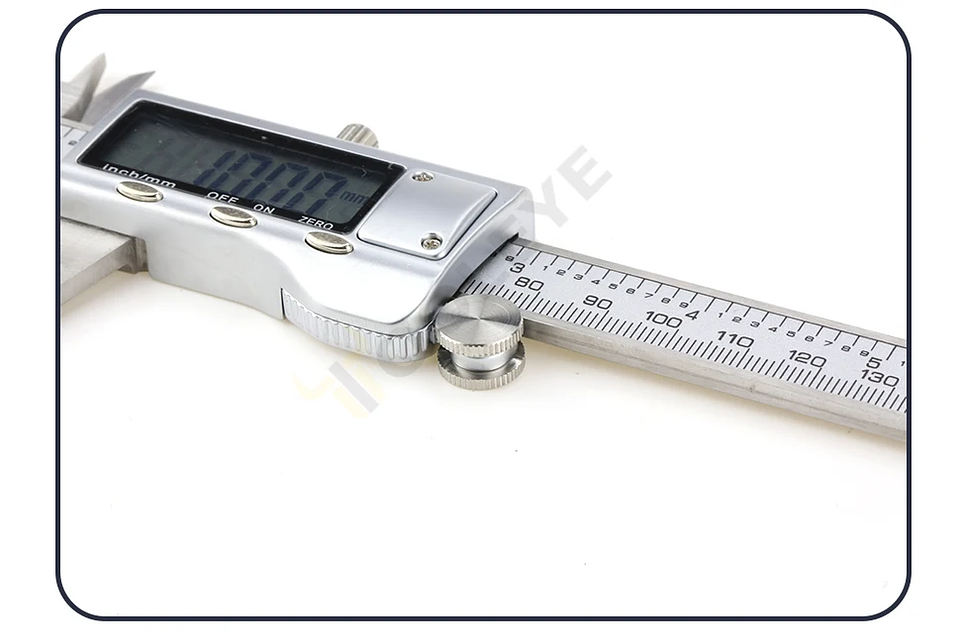 Precision 150mm Digital Caliper | Professional Stainless Steel Micrometer Gauge 45