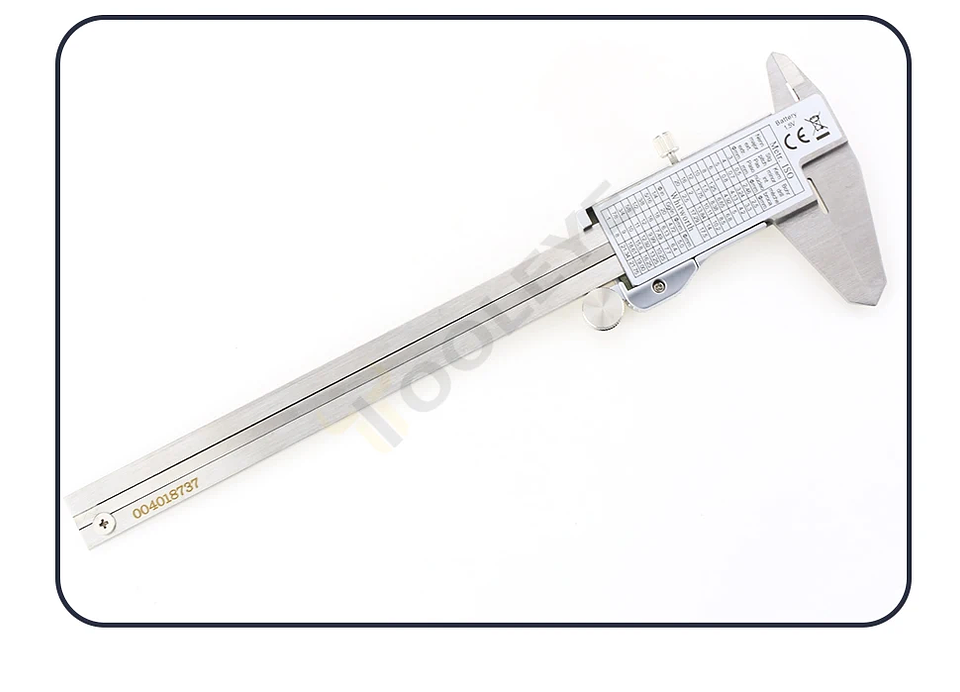 Precision 150mm Digital Caliper | Professional Stainless Steel Micrometer Gauge 46