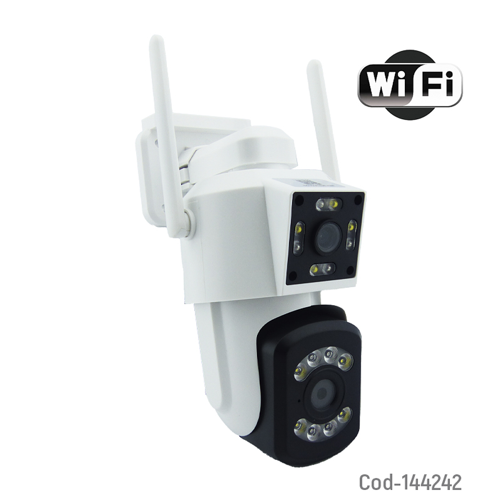 Camara De Vigilancia IP Doble Para Exteriores Con Conexion Wifi, Zoom Y APP ICAM365 1