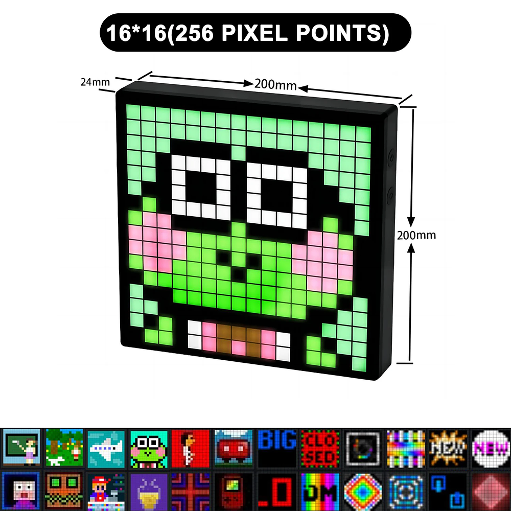 Smart LED Matrix Pixel Display RGB DIY Graffiti with Bluetooth App Control 🖥️ 8