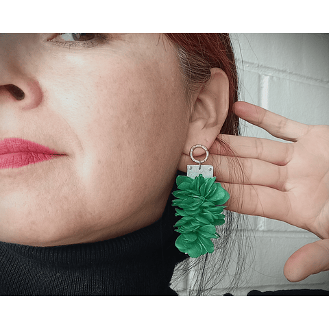 Aros Verdes Colgante