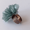 Anillo celeste cobre