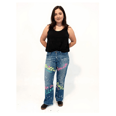 Jeans Pintado