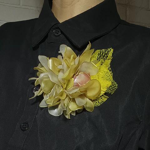 Broche Halo Dorado
