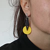 Aros Madera y fichas amarillas