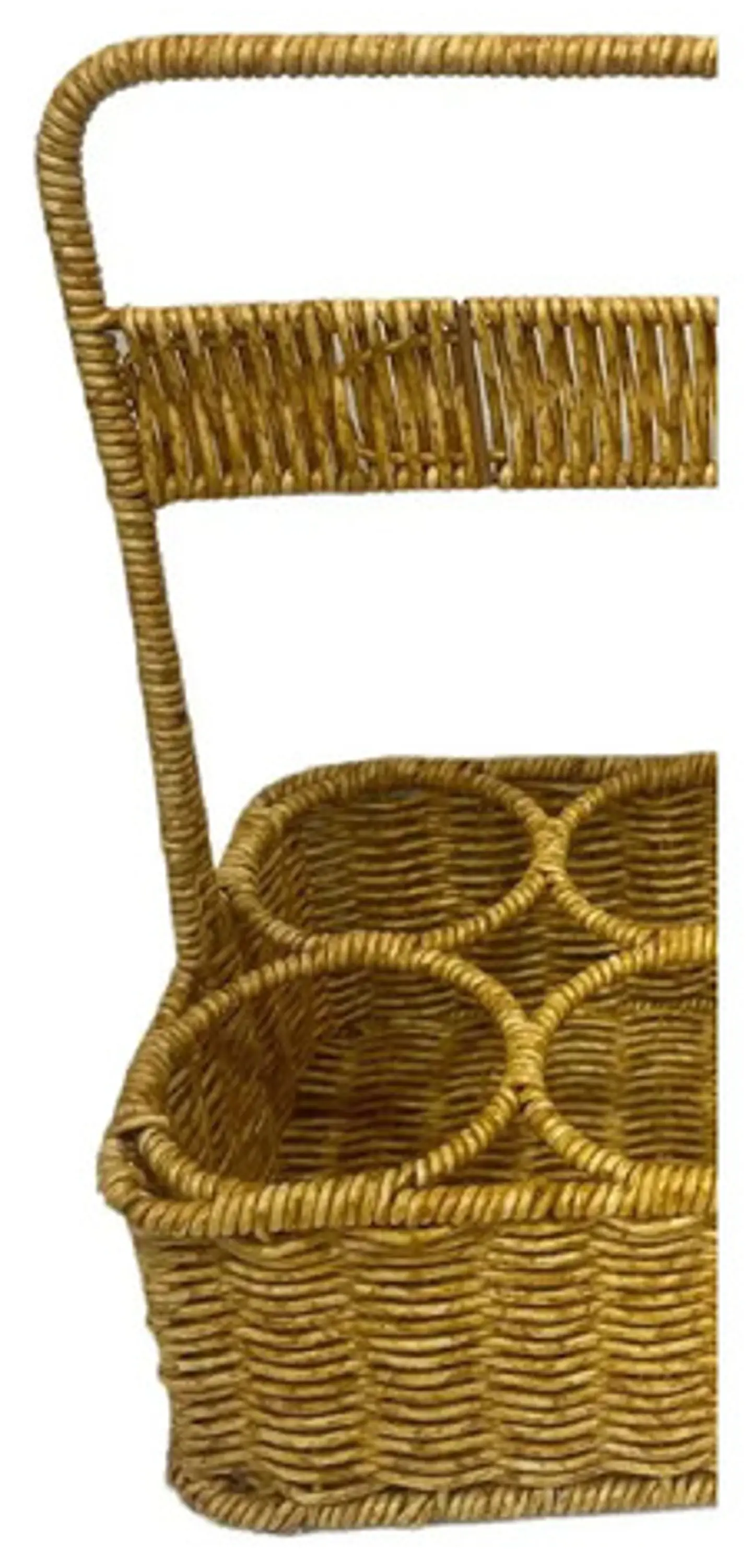 Cesta De Mimbre Colgante Portavasos 33cm 4