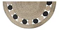 Alfombra De Yute Redonda 120 Cm Nm - Miniatura 3