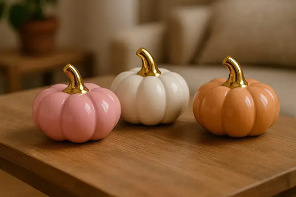Adorno Decorativo En Forma De Calabaza 3