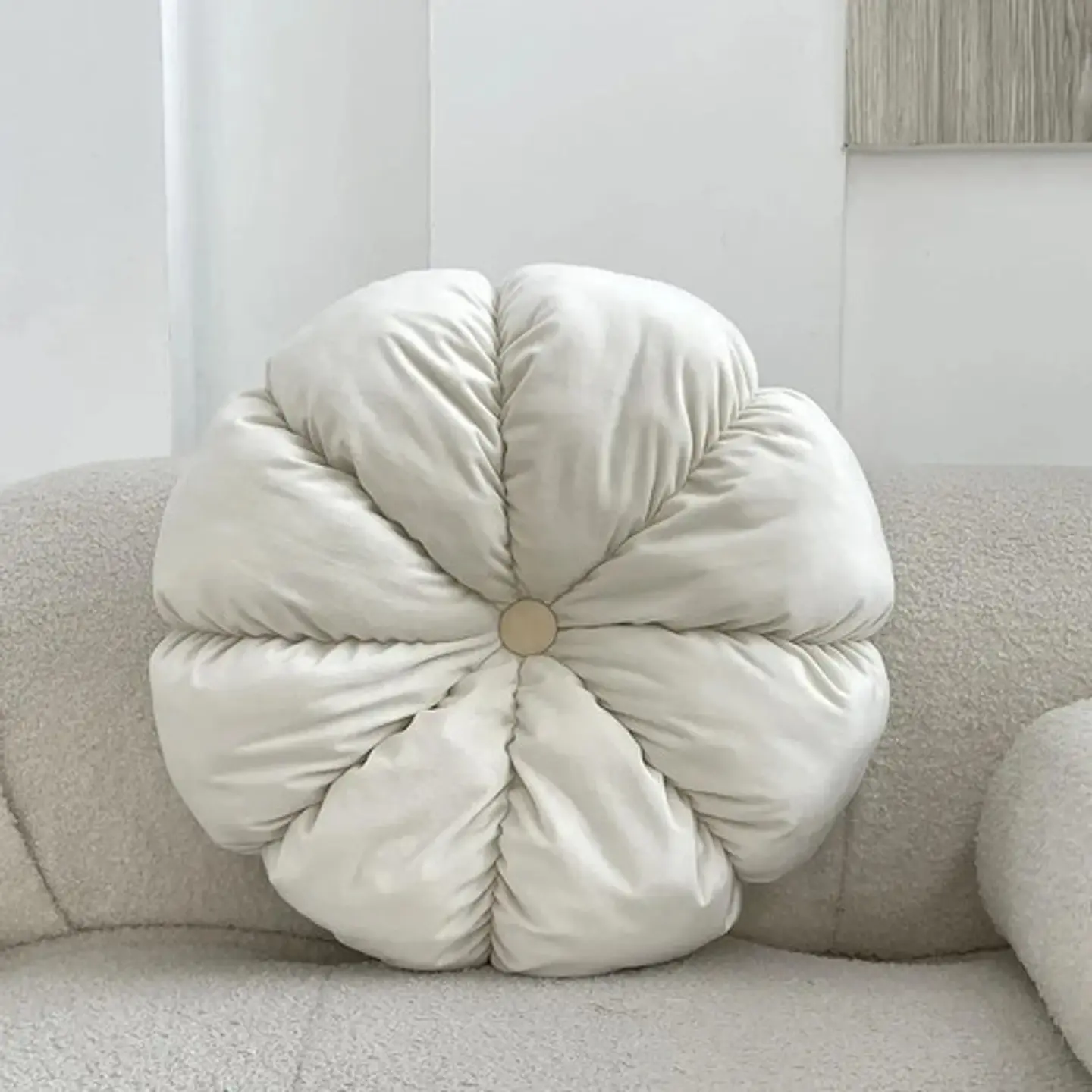 Cojin Elegante Decorativo Para Living Diseño De Flor 40*40cm 1