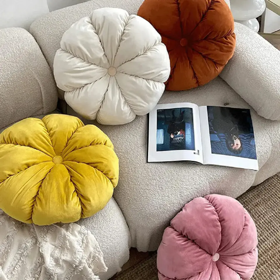 Cojin Elegante Decorativo Para Living Diseño De Flor 40*40cm 2