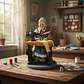 Figura Abuelita En Una Maquina De Coser - Miniatura 1