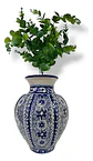 Ramo De Hojas Decorativo Artificial Realista - Miniatura 3