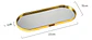Bandeja Decorativa Dorada Home  Elegancia Que Transforma - Miniatura 4