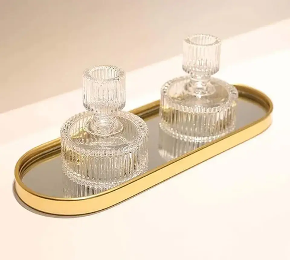 Bandeja Decorativa Dorada Home  Elegancia Que Transforma 6