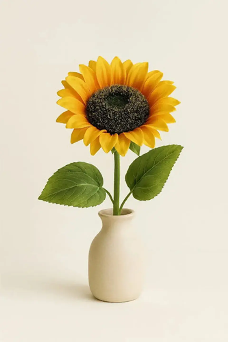 Girasol Artificiales Flor Decoración Hogar 63cm Vara 3