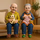 Figura Abuelitos Con Mascotas, 2 Unidades - Miniatura 2