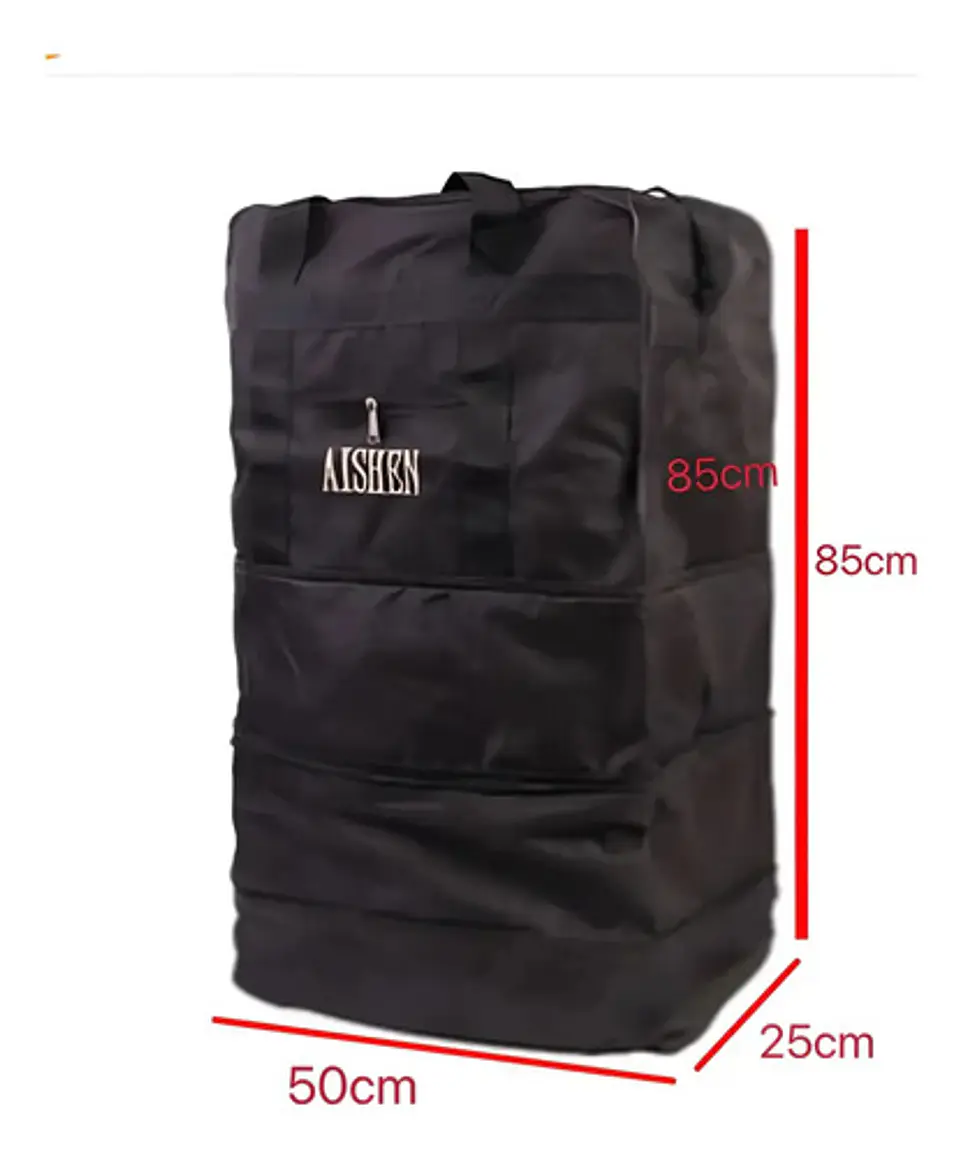 Bolsa Equipaje Expandible Maleta Plegable Con Ruedas 4