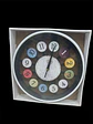 Reloj Pared  30 Cm Silencioso  Redondo Blanco Moderno - Miniatura 2