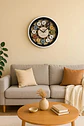 Reloj Pared  30 Cm Silencioso  Redondo Blanco Moderno - Miniatura 4