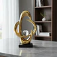 Adorno Figura Decorativa Calada Con Esfera  Elegancia - Miniatura 3