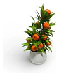 Elegante Planta Decorativa Con Detalles Frutales - Miniatura 3