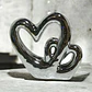 Figura Decorativa Corazones Entrelazados  Amor Y Elegancia - Miniatura 5