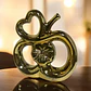 Figura Decorativa Manzana Con Corazón Y Detalle Floral - Miniatura 5