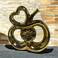 Figura Decorativa Manzana Con Corazón Y Detalle Floral - Miniatura 9
