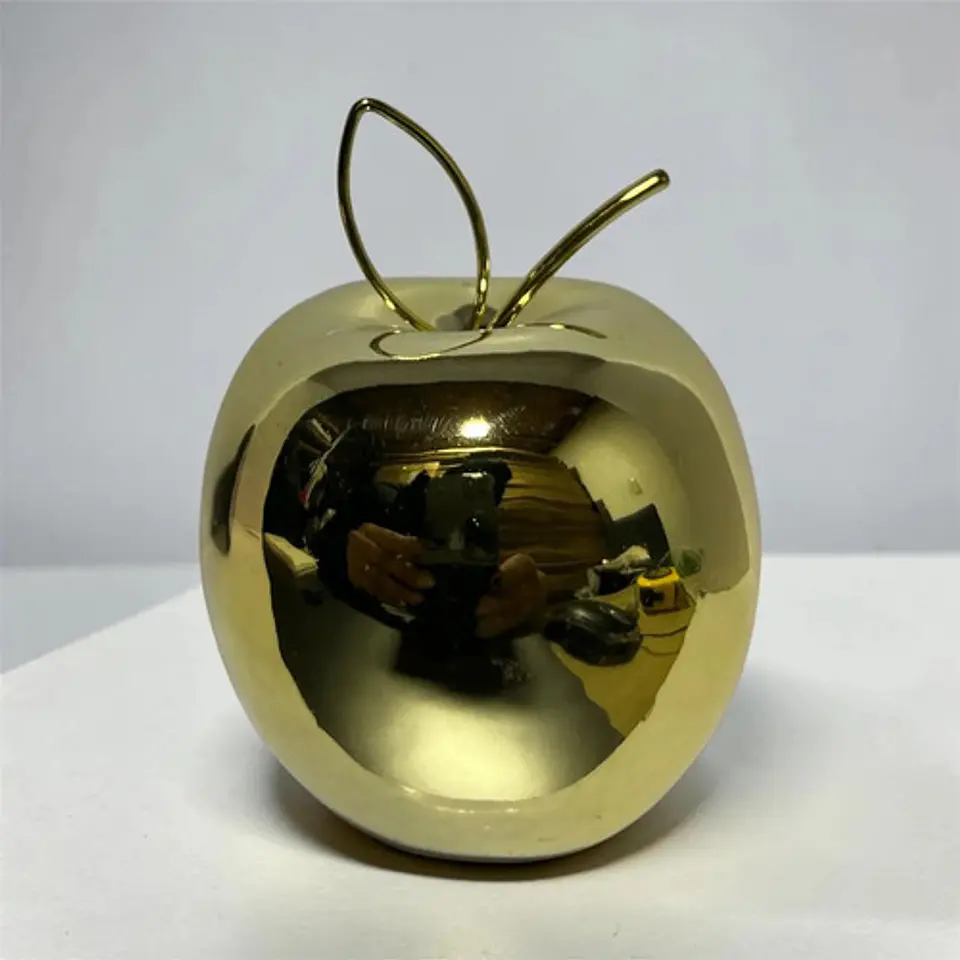 Escultura Frutal Figura Decorativa En Forma De Manzana 1
