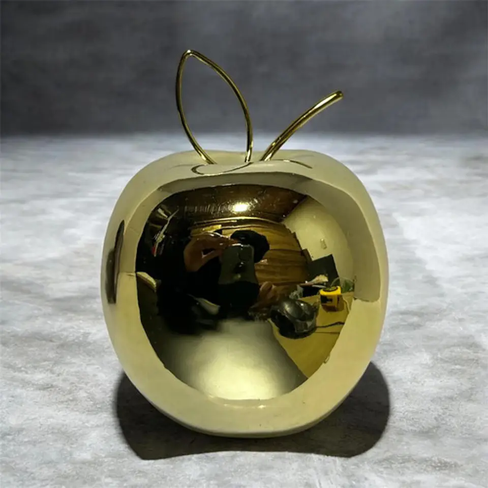 Escultura Frutal Figura Decorativa En Forma De Manzana 10