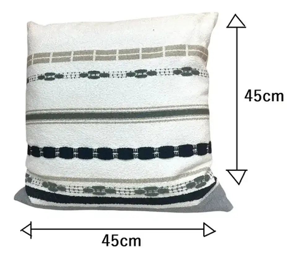 Funda De Cojin 45x45 Premium Con Diseño Decorativos 4