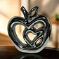 Figura Decorativa Manzana Con Corazón  Elegancia - Miniatura 2