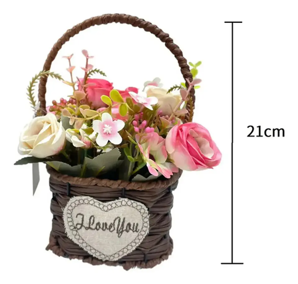 Planta Artificial Con Macetero 21cm 3