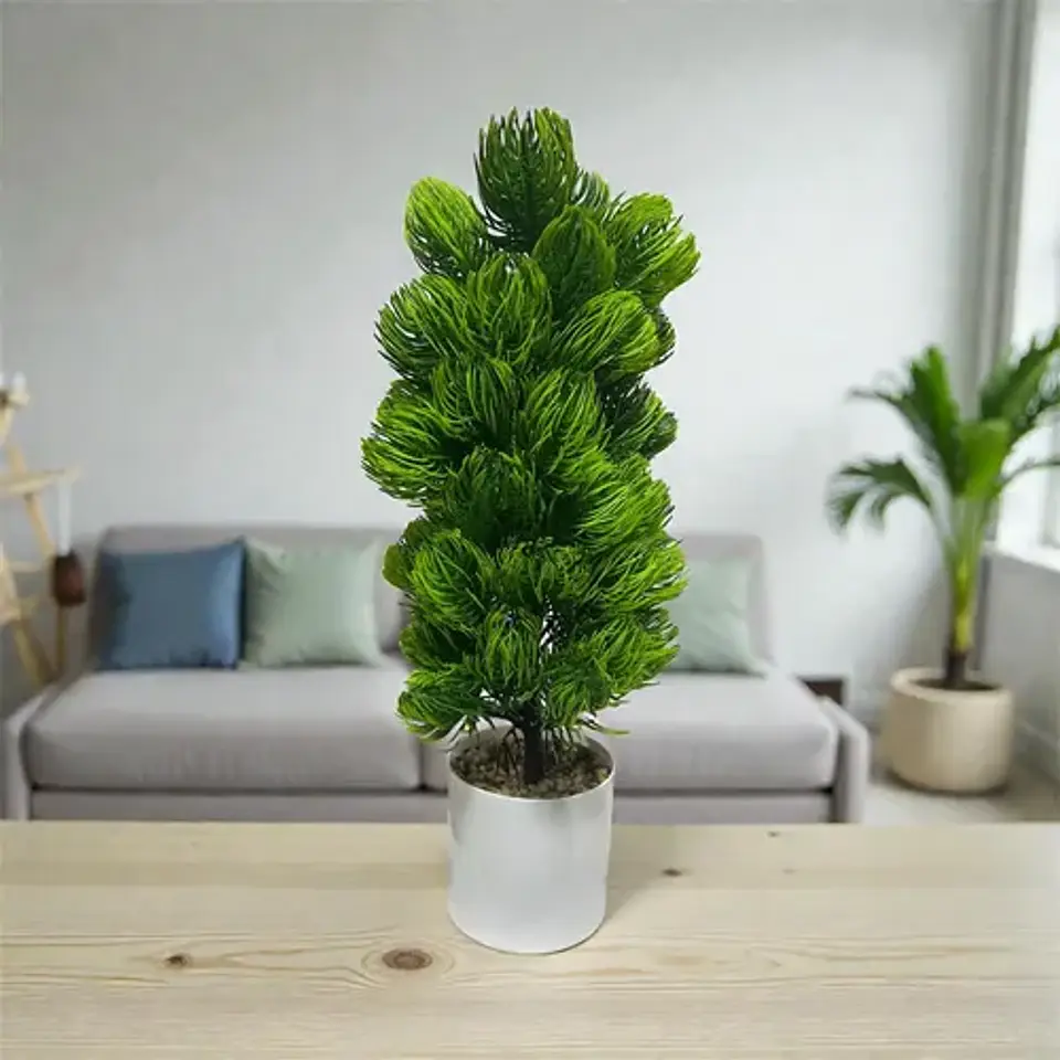 Planta Decorativa Artificial Tipo Pino  Elegancia Natural 3