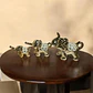 Set Decorativo De Elefantes Familia  Estilo, Unión Y Buena - Miniatura 2