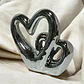 Figura Decorativa Corazones Entrelazados  Amor Y Vida - Miniatura 4