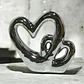 Figura Decorativa Corazones Entrelazados  Amor Y Vida - Miniatura 6