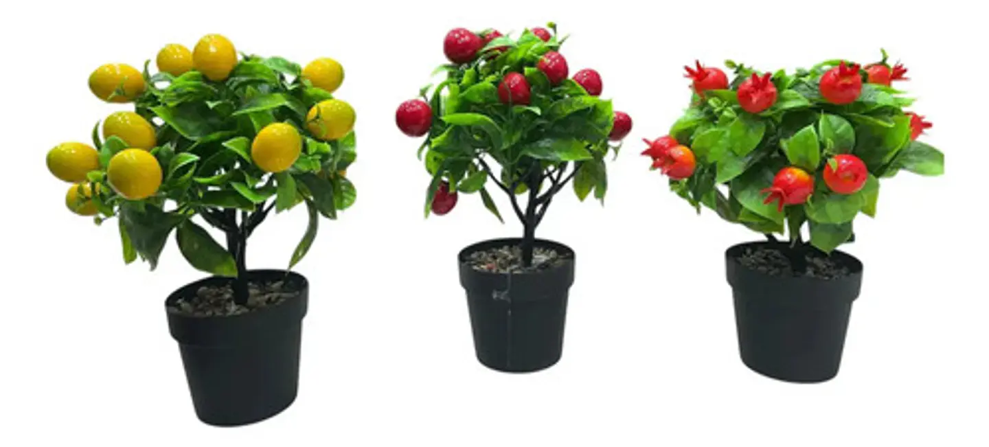 Planta Artificial Simulacion Bonsai De Limonero 3