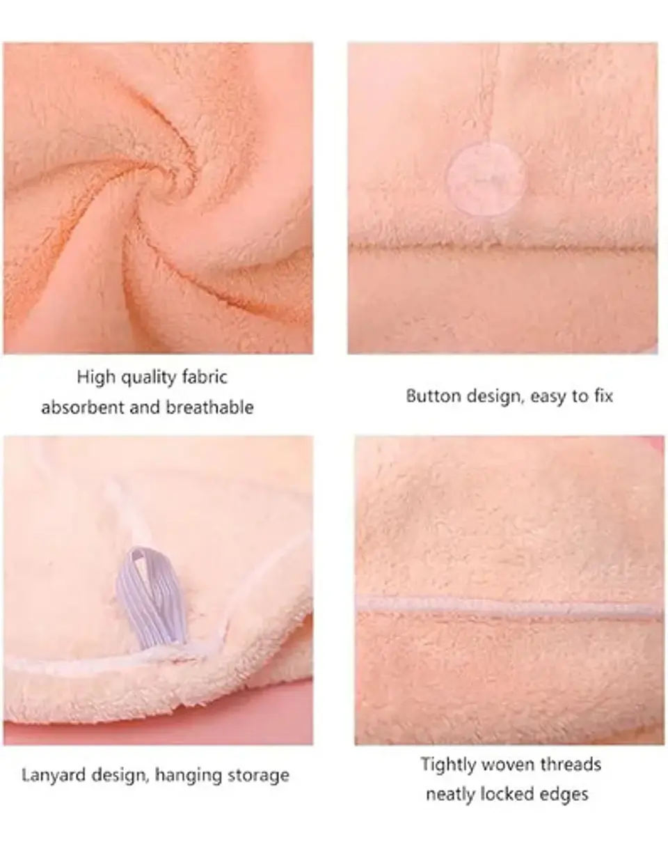 Toalla De Microfibra Para Cabello Super Absorbente 5