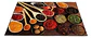 Set 2 Alfombras De Cocina Antideslizante Diseño Granos - Miniatura 6