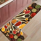Set 2 Alfombras De Cocina Antideslizante Diseño Granos - Miniatura 7