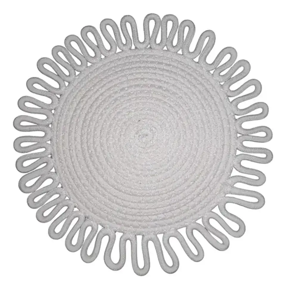 Individuales De Mesa 30x30 Cm Modelo Flor Genérico 1