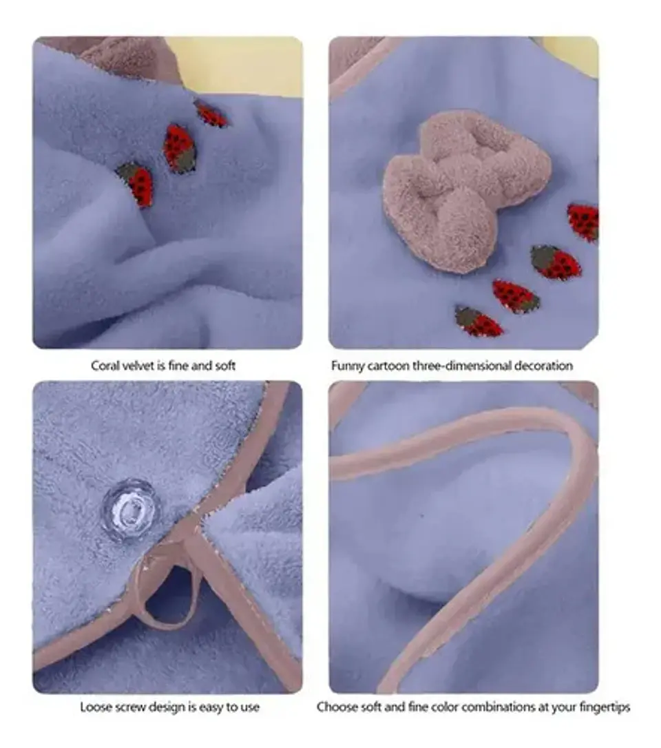 Toalla De Microfibra Para Cabello Super Absorbente 4