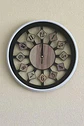 Reloj Pared  30 Cm Silencioso  Redondo Blanco Letras Negras - Miniatura 1